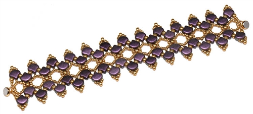 BeadSmith Digital Download Patterns - Lacey Ginko Bracelet