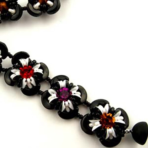 BeadSmith Digital Download Patterns - Little Flowers Bracelet
