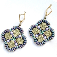 BeadSmith Digital Download Pattern - Lyra Earrings