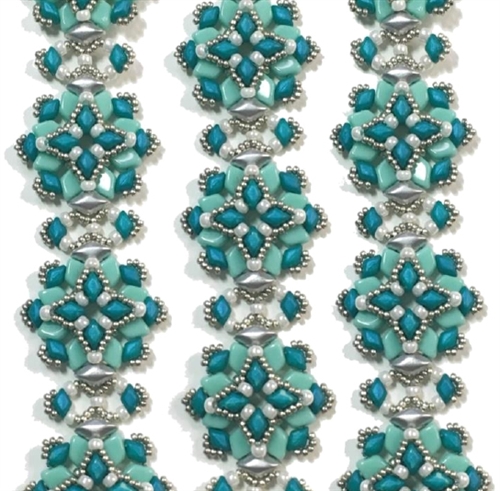 BeadSmith Digital Download Pattern - Marrakesh Tile Bracelet