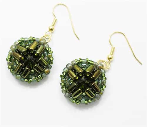 BeadSmith Digital Download Patterns - Mosaic Earrings