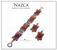 BeadSmith Digital Download Patterns - Nazca Bracelet & Earrings