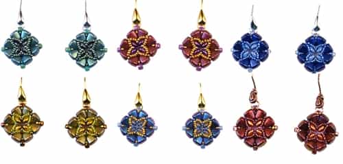 BeadSmith Digital Download Patterns - Nib-Bit Timbuktu Earrings