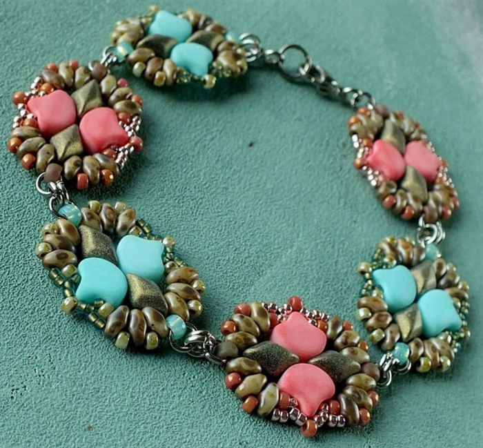 BeadSmith Digital Download Patterns - Palmyra Bracelet & Earrings