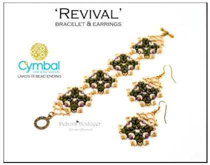 BeadSmith Digital Download Patterns - Revival Bracelet & Earrings