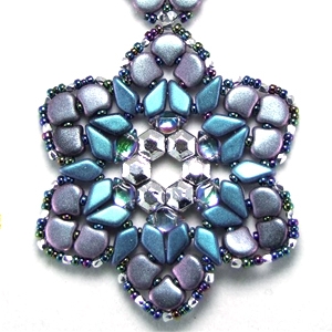 BeadSmith Digital Download Pattern - Rhozanne Pendant