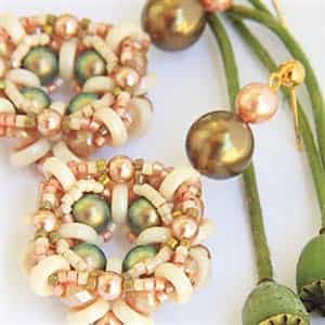 BeadSmith Digital Download Patterns - Romantic Earrings