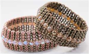 BeadSmith Digital Download Patterns - SuperDuo Honeycomb Bangles