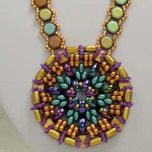 BeadSmith Digital Download Patterns - Sun King Pendant