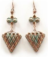 BeadSmith Digital Download Patterns - Vani Splash Earrings