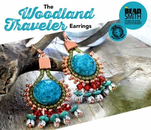 BeadSmith Digital Download Patterns - The Woodland Travelers Earrings