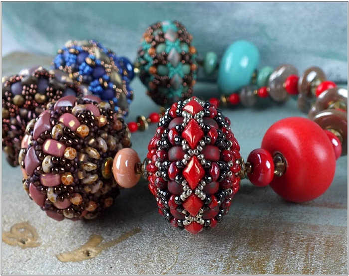 BeadSmith Digital Download Patterns - Yolanda Beaded Bead