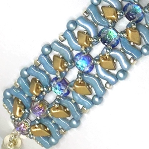 BeadSmith Digital Download Pattern - Zippered Up Bracelet