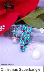 All Beads CZ Exclusive Bead Store Patterns - Christmas Superbangle