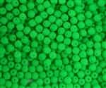 Neon Druk Beads 4mm: NT-BNGR - Neon Green - 25 Beads