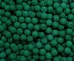 Dark Neon Druk Beads 4mm: DK-DNEM - Dark Neon Emerald - 25 Beads