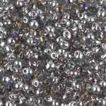 Miyuki Drop/Frings Seed Beads 3.4mm DP-4554 - Crystal/Heliotrope - 10 Grams