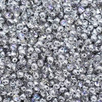 Miyuki Drop/Frings Seed Beads 3.4mm DP-4574 - Crystal Vitrail Light - 10 Grams