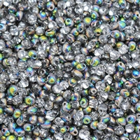 Miyuki Drop/Frings Seed Beads 3.4mm DP-55008 - Crystal Vitrail - 10 Grams
