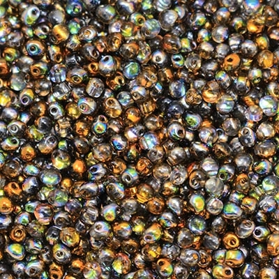 Miyuki Drop/Frings Seed Beads 3.4mm DP-55013 - Crystal Magic Copper - 10 Grams