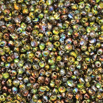 Miyuki Drop/Frings Seed Beads 3.4mm DP-55014 - Magic Green - 10 Grams