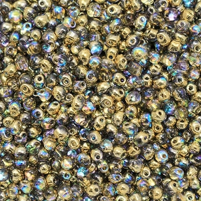 Miyuki Drop/Frings Seed Beads 3.4mm DP-55023 - Crystal Golden Rainbow - 10 Grams
