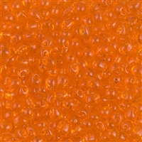 Miyuki Drop/Fringe Seed Beads 3.4mm DP138 T Orange