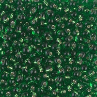 Miyuki Drop/Fringe Seed Beads 3.4mm DP16 TSL Kelly Green