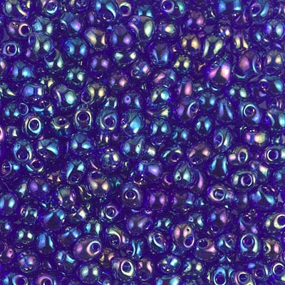 Miyuki Drop/Fringe Seed Beads 3.4mm DP177 TR Purple