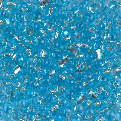 [ OR ] Miyuki Drop/Fringe Seed Beads 3.4mm DP18 TSL Blue Topaz