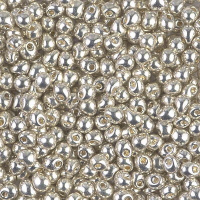 Miyuki Drop/Fringe Seed Beads 3.4mm DP181 GA Silver