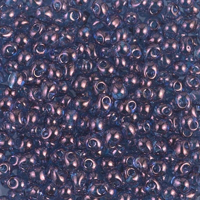 Miyuki Drop/Fringe Seed Beads 3.4mm DP1884 L Luster Blue Gold