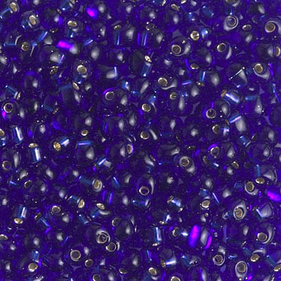 Miyuki Drop/Fringe Seed Beads 3.4mm DP20 TSL Cobalt Blue