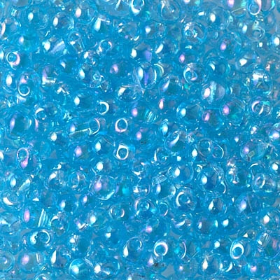Miyuki Drop/Fringe Seed Beads 3.4mm DP260 TR Blue Topaz
