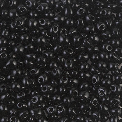 Miyuki Drop/Fringe Seed Beads 3.4mm DP401 OP Black