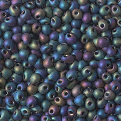 Miyuki Drop/Fringe Seed Beads 3.4mm DP401FR OPR MA Black