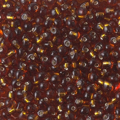 [ OR ] Miyuki Drop/Fringe Seed Beads 3.4mm DP5 TSL Dk Golden Brown