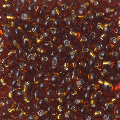 Miyuki Drop/Fringe Seed Beads 3.4mm DP5 TSL Dk Golden Brown