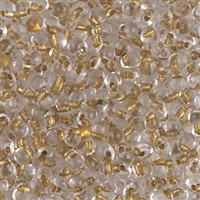 Miyuki Drop/Fringe Seed Beads 3.4mm DPF35 F ICL* M Gold/Crystal