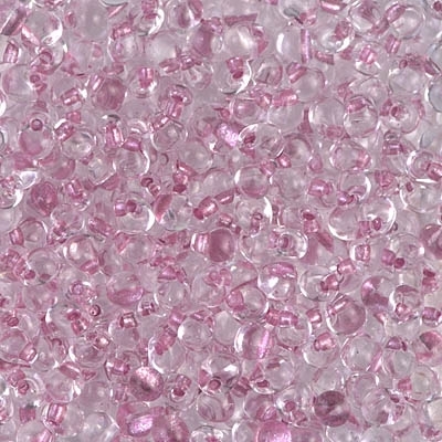 [ OR ] Miyuki Drop/Fringe Seed Beads 3.4mm DPF36 F ICL* Antique Rose/Crystal