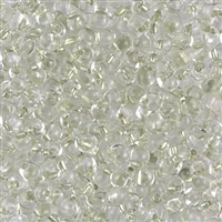 Miyuki Drop/Fringe Seed Beads 3.4mm DPF37 F ICL* Celery/Crystal