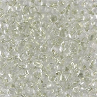Miyuki Drop/Fringe Seed Beads 3.4mm DPF37 F ICL* Celery/Crystal