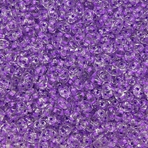 [ OR ] DU0500030-44829 - SuperDuo 2.5X5mm Crystal Purple Dark Lined- 8 Grams