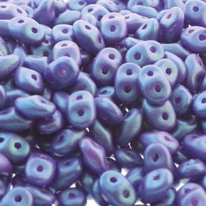 DU0502010-24510 - SuperDuo 2.5X5mm Tropical Blue Grape  - 8 Grams