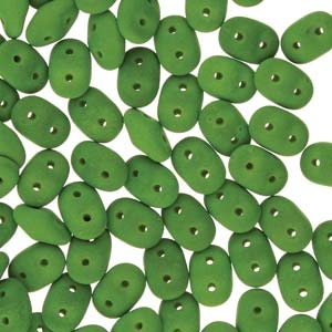 DU0502010-29534 - SuperDuo 2.5X5mm Matte Velvet Lizard Green - 8 Grams