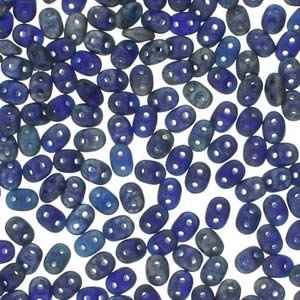 [ 2-1-B-1 ] DU0530090-83500 - SuperDuo 2.5X5mm Cobalt Matte Rembrandt - 8 Grams