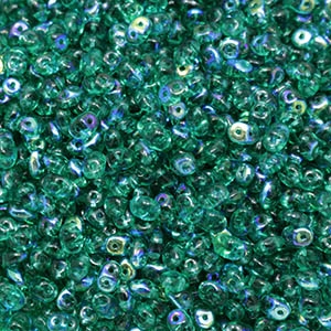 DU0550720-28701 - SuperDuo 2.5X5mm Emerald AB - 8 Grams