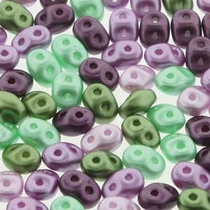 DU05MIX102 - SuperDuo 2.5X5mm Spring Violets Mix - 8 Grams