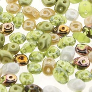[ 2-2-F-1 ] DU05MIX151 - SuperDuo 2.5X5mm  Key Lime Pie Mix - 8 Grams