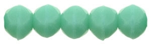 Czech English Cut Round 3mm : Turquoise - 25 pieces